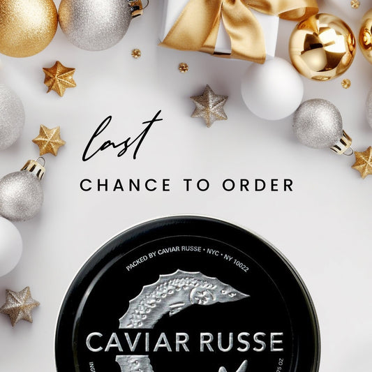 Final 24 Hours For Christmas Caviar! - Caviar Russe